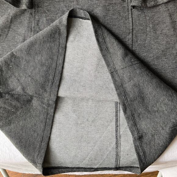 En Focus Petite Women Dress size 12P Sleeveless Sheer Top Peplum KneeLength Gray - Picture 6 of 10